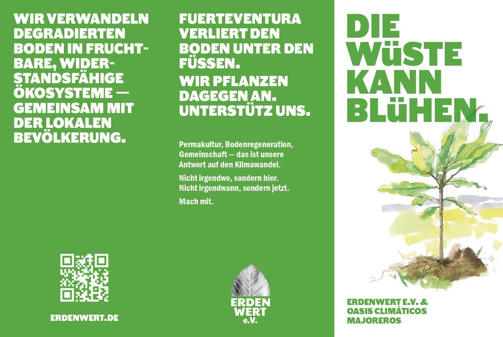 Erdenwert Fuerteventura Flyer Seite 1
